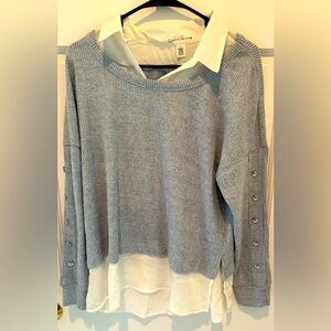 French Laundry Women’s Blue Sweater Size Large
